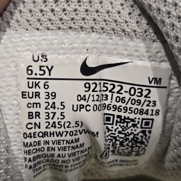 Nike Air Max 97 (GS) Grey Yellow Youth Sz 6.5Y #921522-032 - Picture 9 of 9